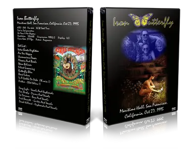 Artwork Cover of Iron Butterfly 1995-10-27 DVD San Francisco Proshot
