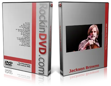 Artwork Cover of Jackson Browne 2006-08-16 DVD Philadelphia Proshot