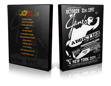 Artwork Cover of Janes Addiction 1997-10-31 DVD New York City Audience