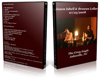 Artwork Cover of Jason Isbell 2008-07-23 DVD Asheville Proshot