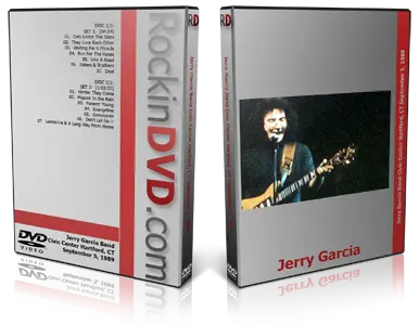 Artwork Cover of Jerry Garcia 1989-09-05 DVD Hartford Audience
