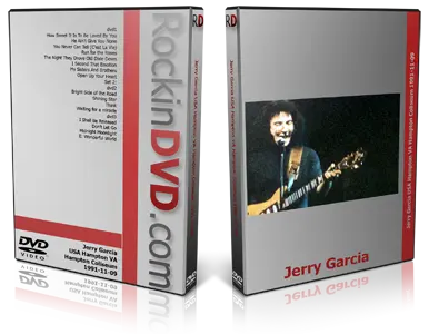 Artwork Cover of Jerry Garcia 1991-11-09 DVD Hampton Audience