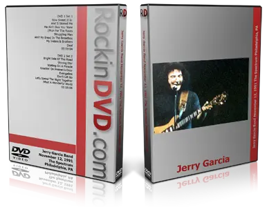 Artwork Cover of Jerry Garcia 1991-11-12 DVD Philadelphia Audience