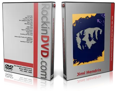 Artwork Cover of Jimi Hendrix 1969-02-24 DVD Royal Albert Hall Proshot