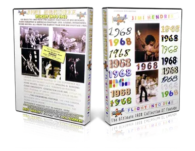 Artwork Cover of Jimi Hendrix Compilation DVD Ultimate 1968 Collection Proshot