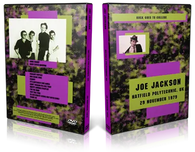 Artwork Cover of Joe Jackson 1979-11-29 DVD Hatfield Hertfordshire Proshot