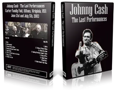 Artwork Cover of Johnny Cash Compilation DVD The Last Performances Audience