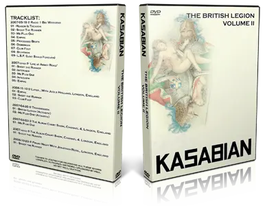 Artwork Cover of Kasabian Compilation DVD The British Legion Vol II Proshot