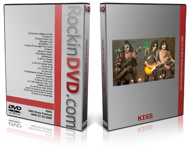 Artwork Cover of KISS 2006-07-23 DVD Udo Music Festival Proshot
