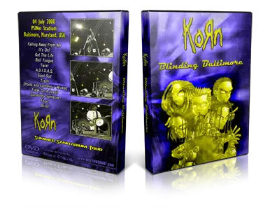 Artwork Cover of Korn 1999-01-24 DVD Sydney Proshot