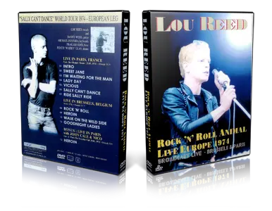 Artwork Cover of Lou Reed Compilation DVD Live Europe 1974 Proshot