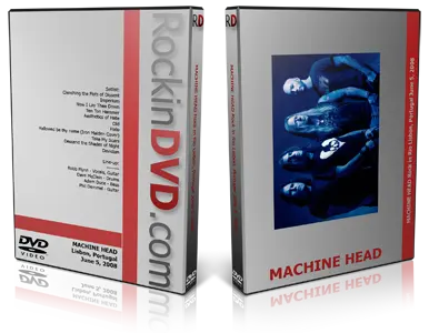 Artwork Cover of Machine Head 2008-06-05 DVD Lisbon Proshot