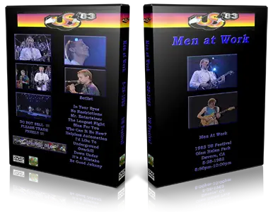 Artwork Cover of Men At Work 1983-05-28 DVD Devore Proshot