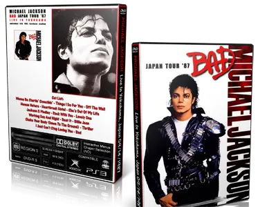 Artwork Cover of Michael Jackson 1987-09-14 DVD Yokohama Proshot
