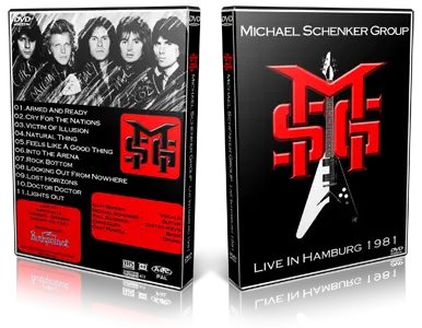 Artwork Cover of Michael Schenker 1981-01-24 DVD Hamburg Proshot