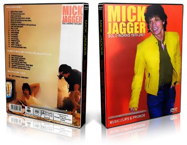 Artwork Cover of Mick Jagger Compilation DVD Solo Works 1970-2001 Proshot