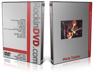 Artwork Cover of Mick Taylor 1995-04-04 DVD Geneva Proshot