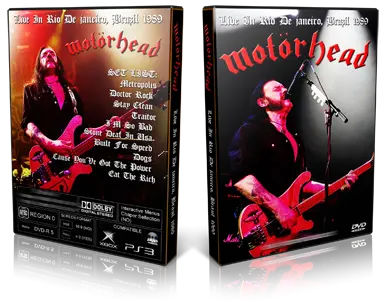 Artwork Cover of Motorhead 1989-03-18 DVD Rio De Janeiro Proshot