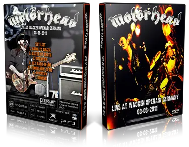 Artwork Cover of Motorhead 2011-08-06 DVD Wacken Open Air Proshot