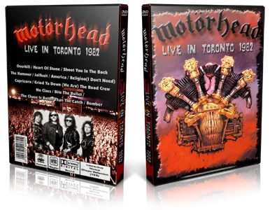 Artwork Cover of Motorhead Compilation DVD Toronto 1982 Proshot