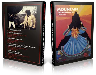 Artwork Cover of Mountain Compilation DVD Videos Between 1969 and 1971 Proshot