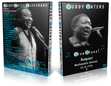 Artwork Cover of Muddy Waters 1978-12-10 DVD Dortmund Proshot