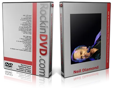 Artwork Cover of Neil Diamond 2008-11-30 DVD Ottawa Audience