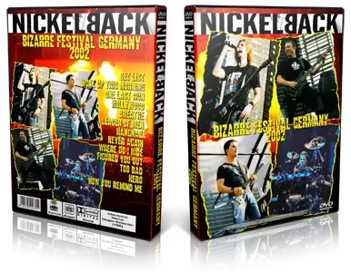 Artwork Cover of Nickelback 2002-08-16 DVD Bizarre Festival Proshot