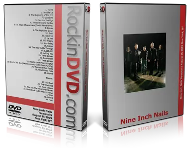 Artwork Cover of Nine Inch Nails 2009-08-25 DVD New York City Audience