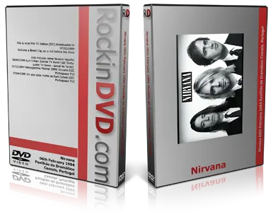 Artwork Cover of Nirvana 1994-02-06 DVD Cascais Proshot