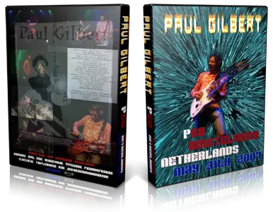 Artwork Cover of Paul Gilbert 2007-05-31 DVD Amstelveen Audience