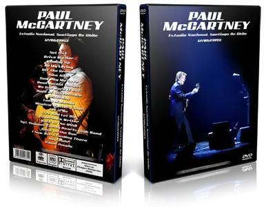 Artwork Cover of Paul McCartney 1993-12-06 DVD Santiago De Chile Proshot