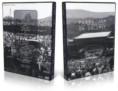 Artwork Cover of Pearl Jam 1995-06-20 DVD Morrison Audience