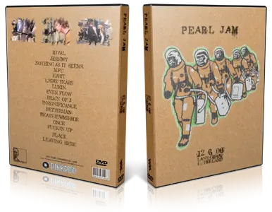 Artwork Cover of Pearl Jam 2000-06-12 DVD Landgraaf Proshot