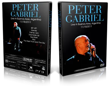 Artwork Cover of Peter Gabriel 2011-11-18 DVD Buenos Aires Proshot