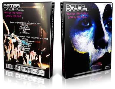 Artwork Cover of Peter Gabriel Compilation DVD Around The World Live In The 80s Proshot