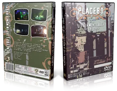 Artwork Cover of Placebo 2005-04-10 DVD Monterrey Audience