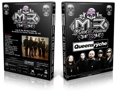 Artwork Cover of Queensryche 2012-05-12 DVD Columbia Proshot
