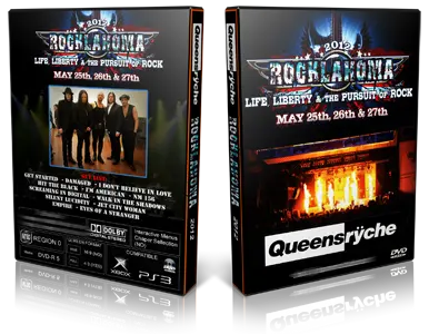 Artwork Cover of Queensryche 2012-05-27 DVD Rocklahoma Festival Proshot