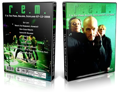 Artwork Cover of REM 2008-03-21 DVD Paris Proshot