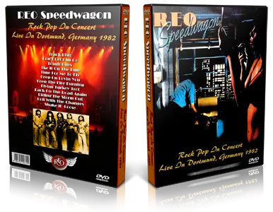 Artwork Cover of REO Speedwagon 1982-12-19 DVD Dortmund Proshot