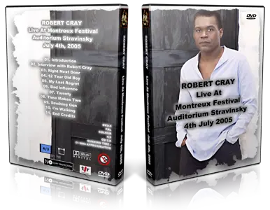 Artwork Cover of Robert Cray 2005-07-04 DVD Montreux Proshot