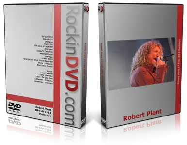 Artwork Cover of Robert Plant 1993-02-07 DVD Montreux Proshot