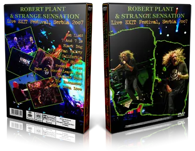 Artwork Cover of Robert Plant 2007-07-12 DVD EXIT Festival Proshot