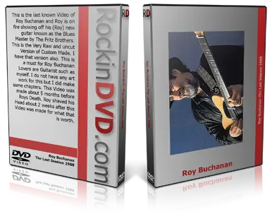 Artwork Cover of Roy Buchanan Compilation DVD The Last Session 1988 Proshot