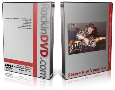 Artwork Cover of Stevie Ray Vaughan 1984-08-27 DVD Alabamahalle Proshot