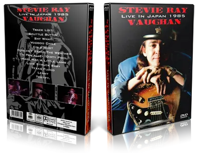 Artwork Cover of Stevie Ray Vaughan Compilation DVD Japan 1985 Proshot