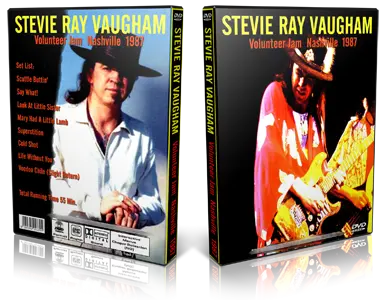 Artwork Cover of Stevie Ray Vaughan Compilation DVD Nashville 1987 Proshot