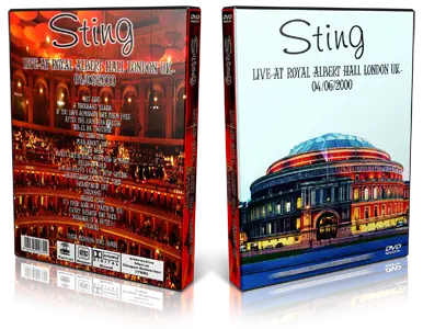 Artwork Cover of Sting 2000-04-06 DVD London Proshot