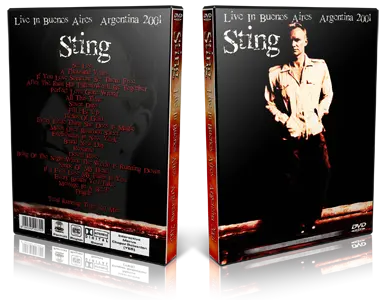 Artwork Cover of Sting Compilation DVD Buenos Aires 2001 Proshot